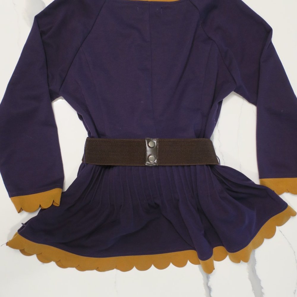 NWT Ryu Purple Shirt 3/4 Sleeve Medium - Picture 6 of 7